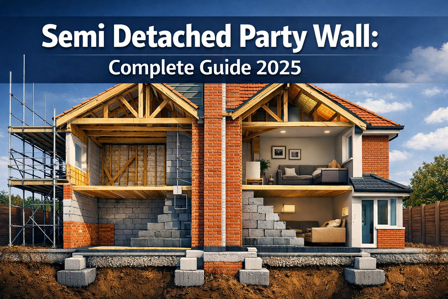 semi detached party wall