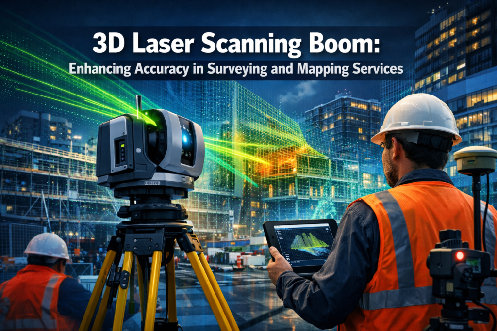 3D Laser Scanning Boom: Enhancing Accuracy in Surveying and Mapping Services
