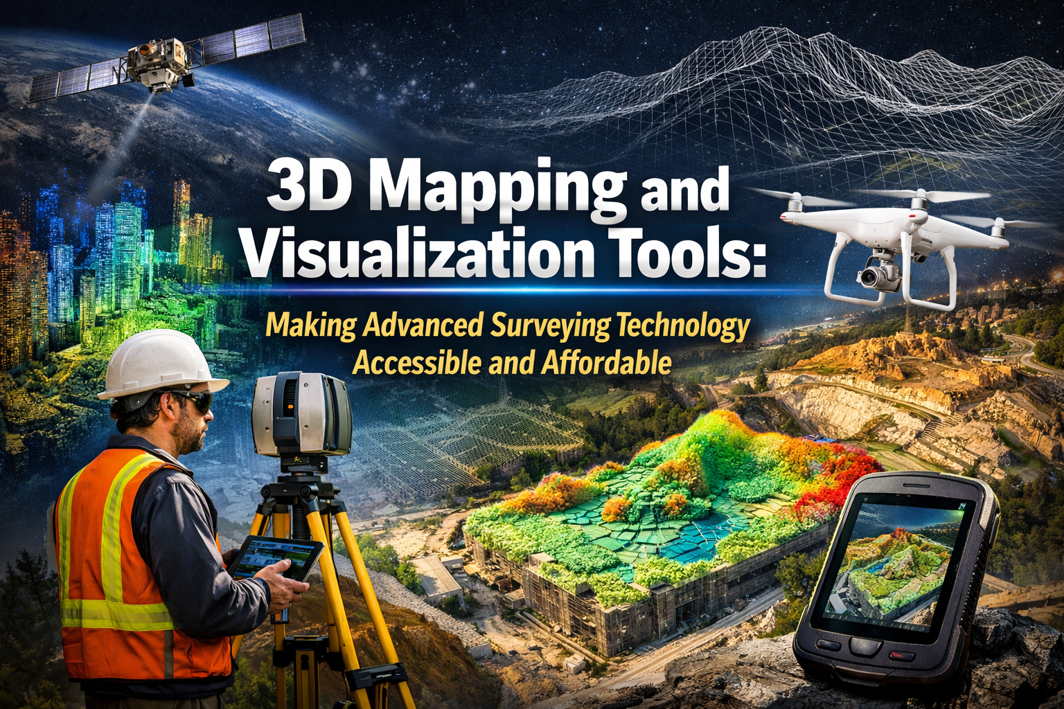 3D Mapping and Visualization Tools: Making Advanced Surveying Technology Accessible and Affordable
