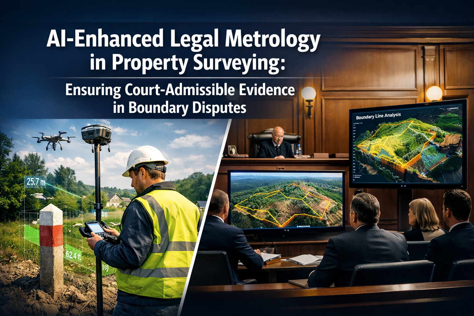 AI-Enhanced Legal Metrology in Property Surveying: Ensuring Court-Admissible Evidence in Boundary Disputes