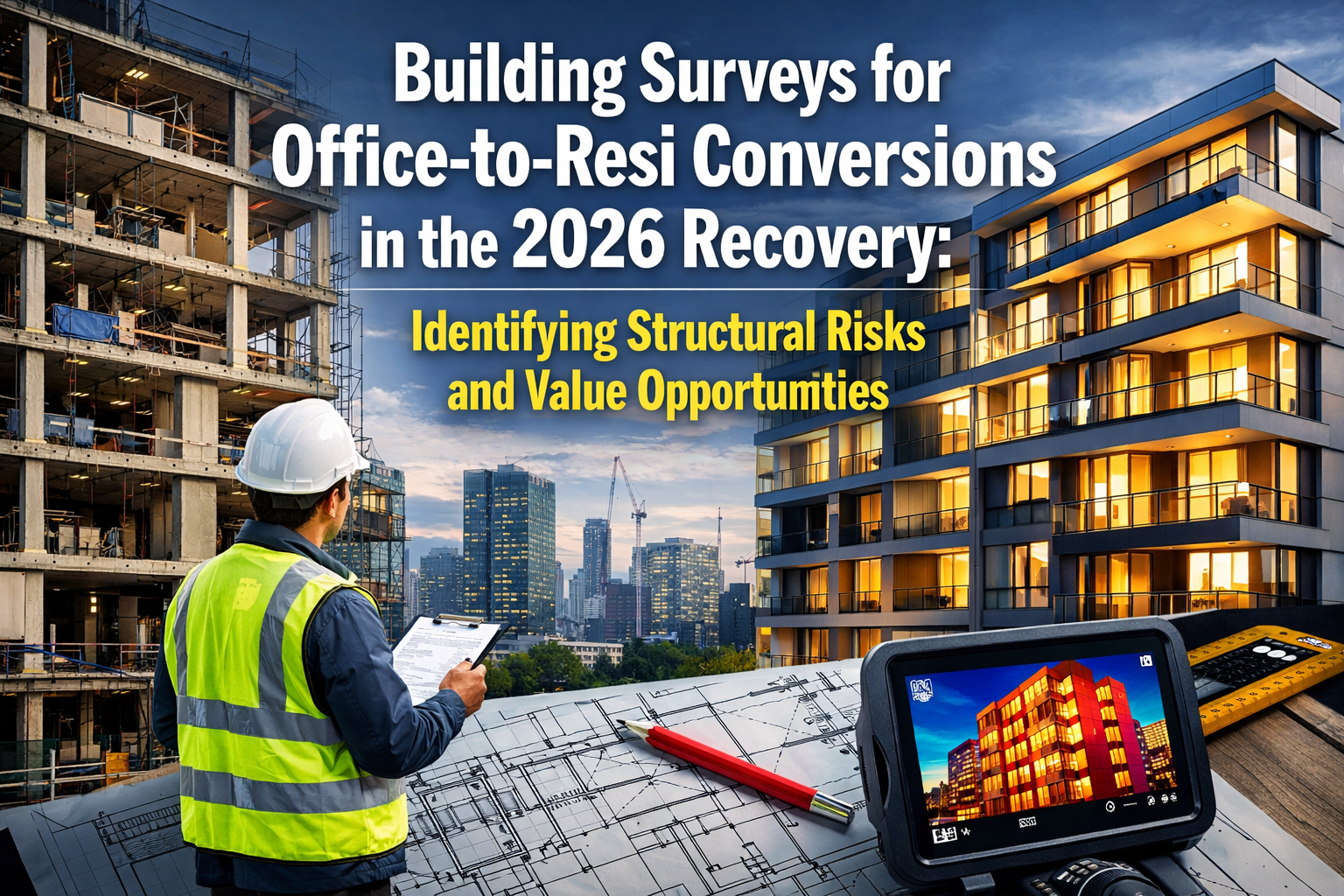 Building Surveys for Office-to-Resi Conversions in the 2026 Recovery: Identifying Structural Risks and Value Opportunities