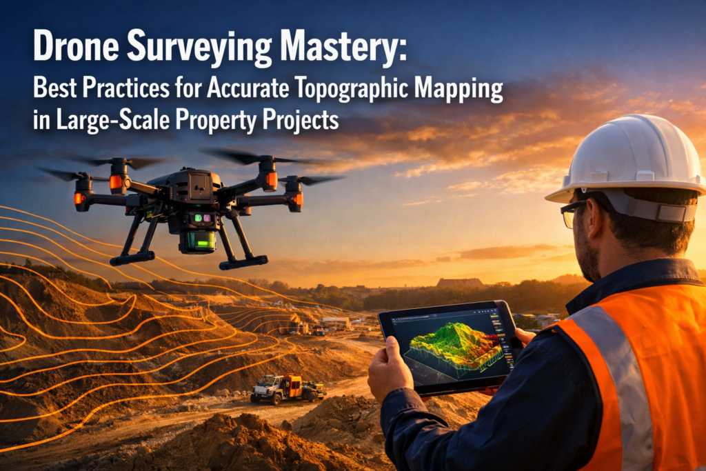 Drone Surveying Mastery: Best Practices for Accurate Topographic Mapping in Large-Scale Property Projects