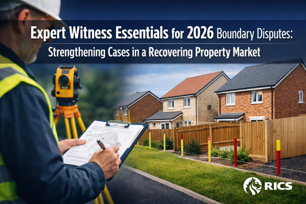 Expert Witness Essentials for 2026 Boundary Disputes: Strengthening Cases in a Recovering Property Market