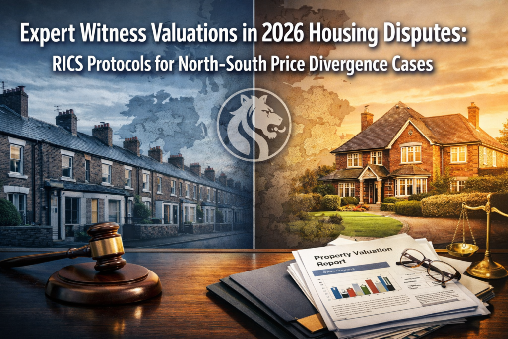 Expert Witness Valuations in 2026 Housing Disputes: RICS Protocols for North-South Price Divergence Cases