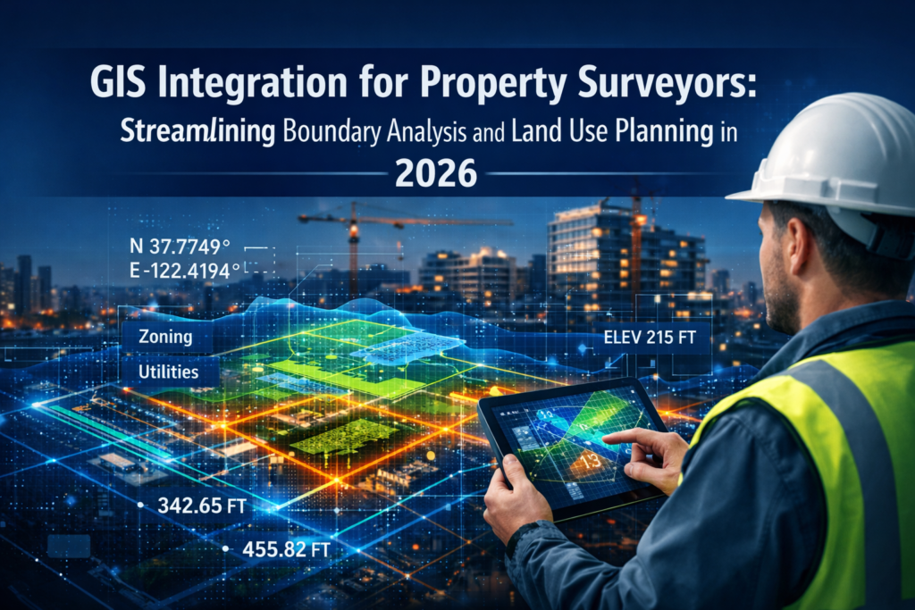 GIS Integration for Property Surveyors: Streamlining Boundary Analysis and Land Use Planning in 2026