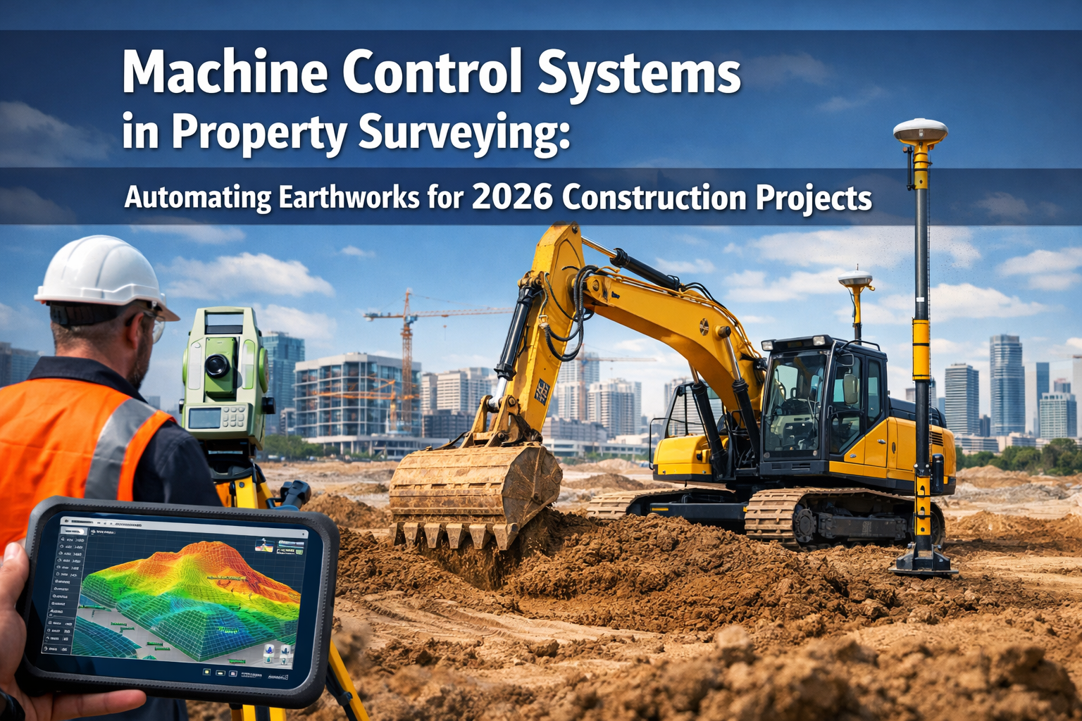Machine Control Systems in Property Surveying: Automating Earthworks for 2026 Construction Projects