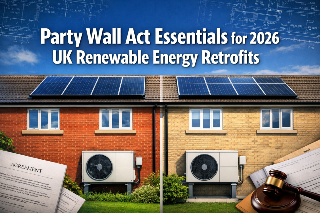 Party Wall Act Essentials for 2026 UK Renewable Energy Retrofits: Solar Panels and Heat Pumps on Shared Walls