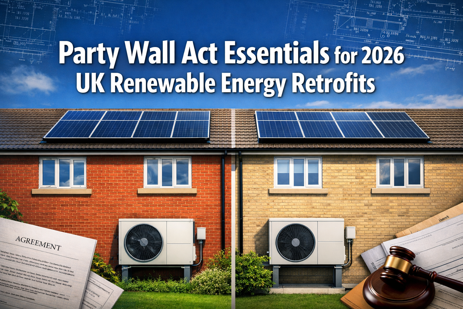Party Wall Act Essentials for 2026 UK Renewable Energy Retrofits: Solar Panels and Heat Pumps on Shared Walls
