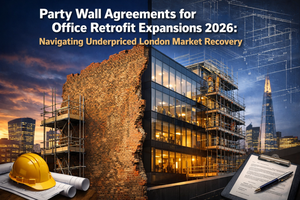 Party Wall Agreements for Office Retrofit Expansions 2026: Navigating Underpriced London Market Recovery