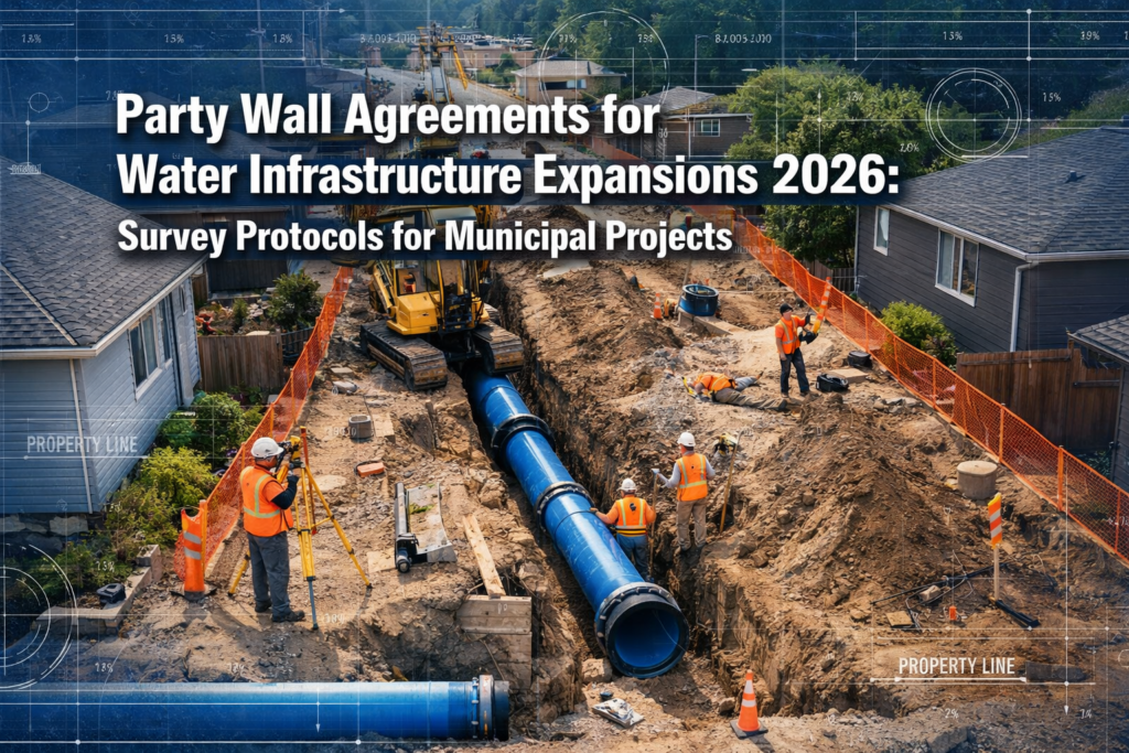Party Wall Agreements for Water Infrastructure Expansions 2026: Survey Protocols for Municipal Projects