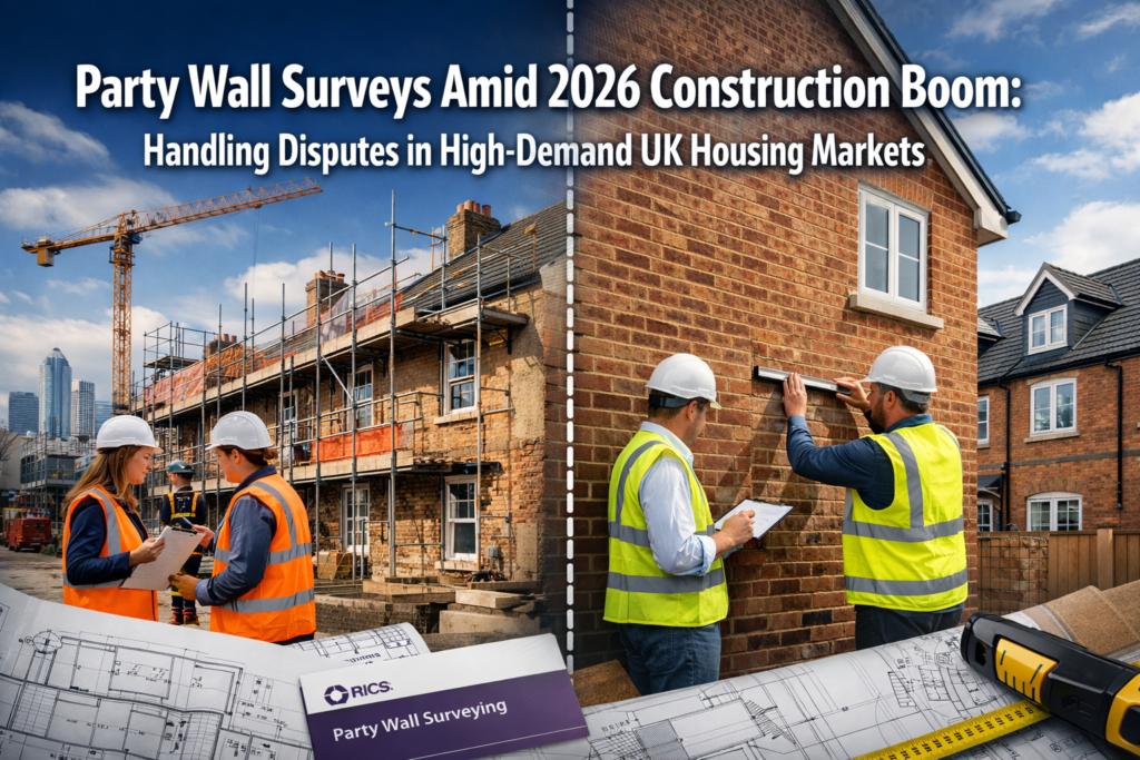 Party Wall Surveys Amid 2026 Construction Boom: Handling Disputes in High-Demand UK Housing Markets