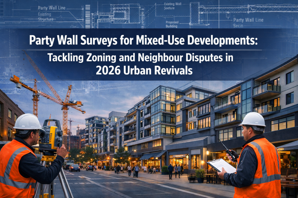 Party Wall Surveys for Mixed-Use Developments: Tackling Zoning and Neighbour Disputes in 2026 Urban Revivals