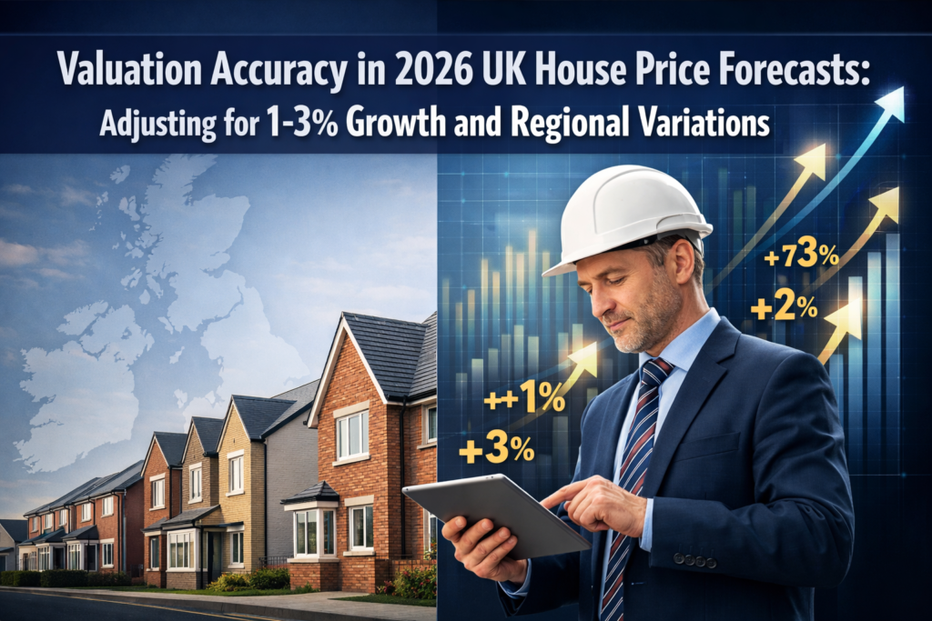 Valuation Accuracy in 2026 UK House Price Forecasts: Adjusting for 1-3% Growth and Regional Variations