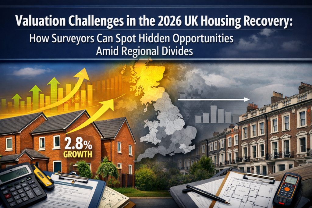 Valuation Challenges in the 2026 UK Housing Recovery: How Surveyors Can Spot Hidden Opportunities Amid Regional Divides