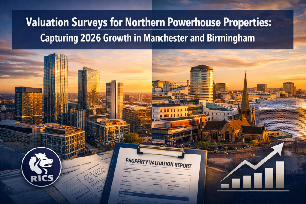Valuation Surveys for Northern Powerhouse Properties: Capturing 2026 Growth in Manchester and Birmingham