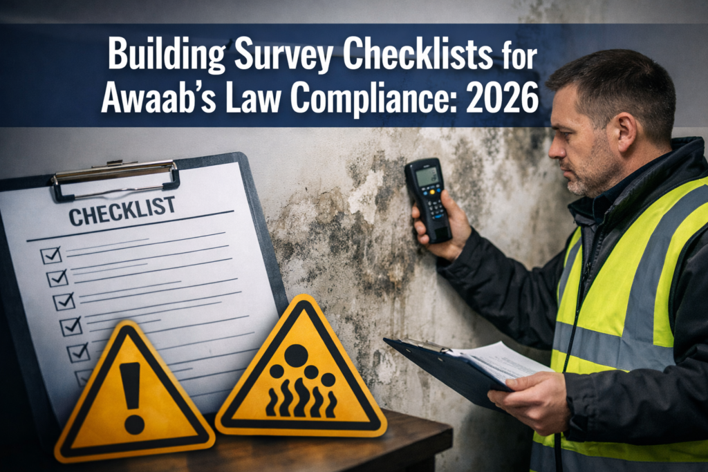 Building Survey Checklists for Awaab’s Law Compliance: 2026 Rental Health and Safety Mandates for Landlords