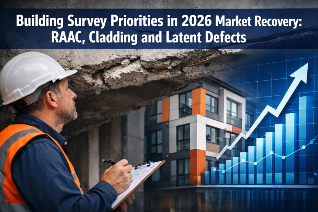 Building Survey Priorities in 2026 Market Recovery: RAAC, Cladding and Latent Defects for Stabilising Prices