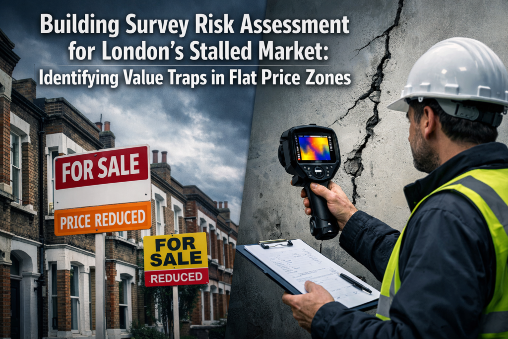 Building Survey Risk Assessment for London's Stalled Market: Identifying Value Traps in Flat Price Zones