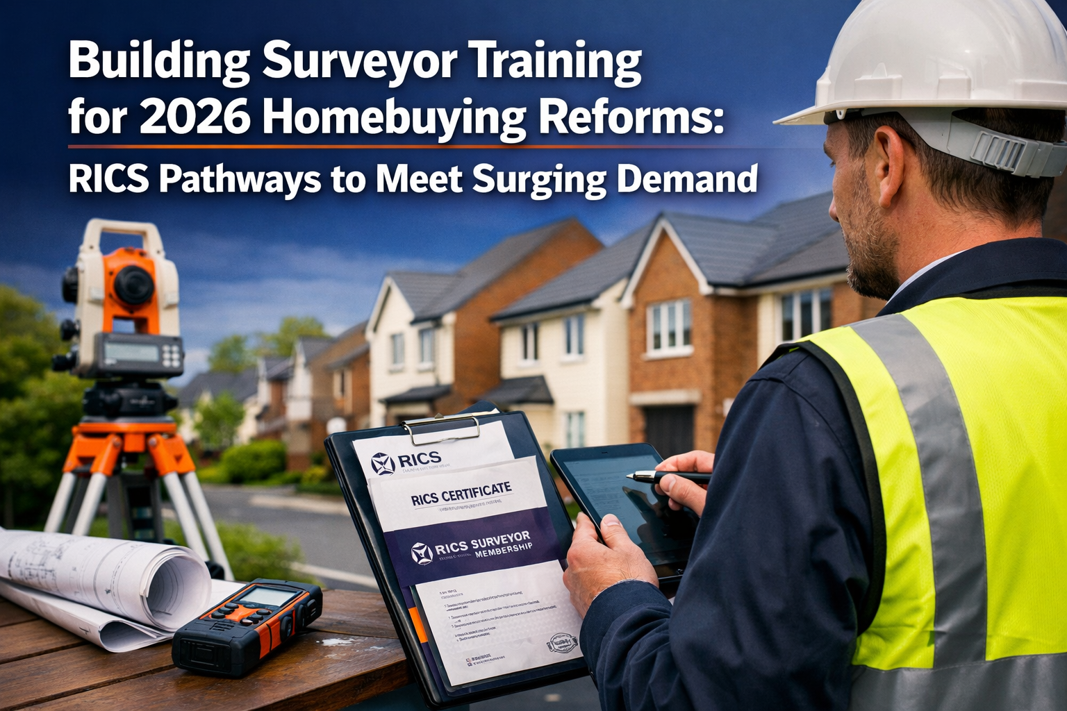 Building Surveyor Training for 2026 Homebuying Reforms: RICS Pathways to Meet Surging Demand