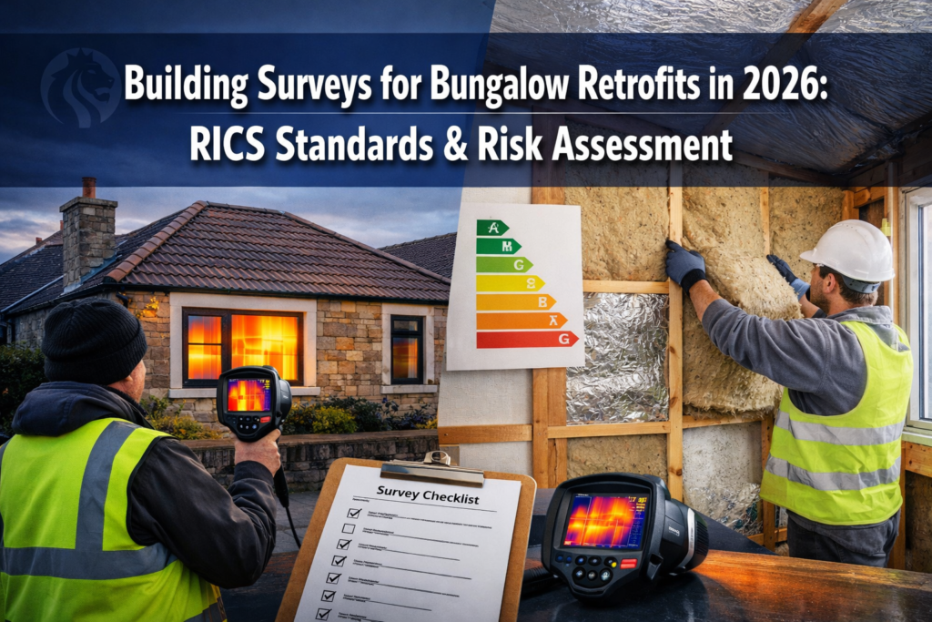 Building Surveys for Bungalow Retrofits in 2026 Stable Markets: RICS Standards and Risk Assessments