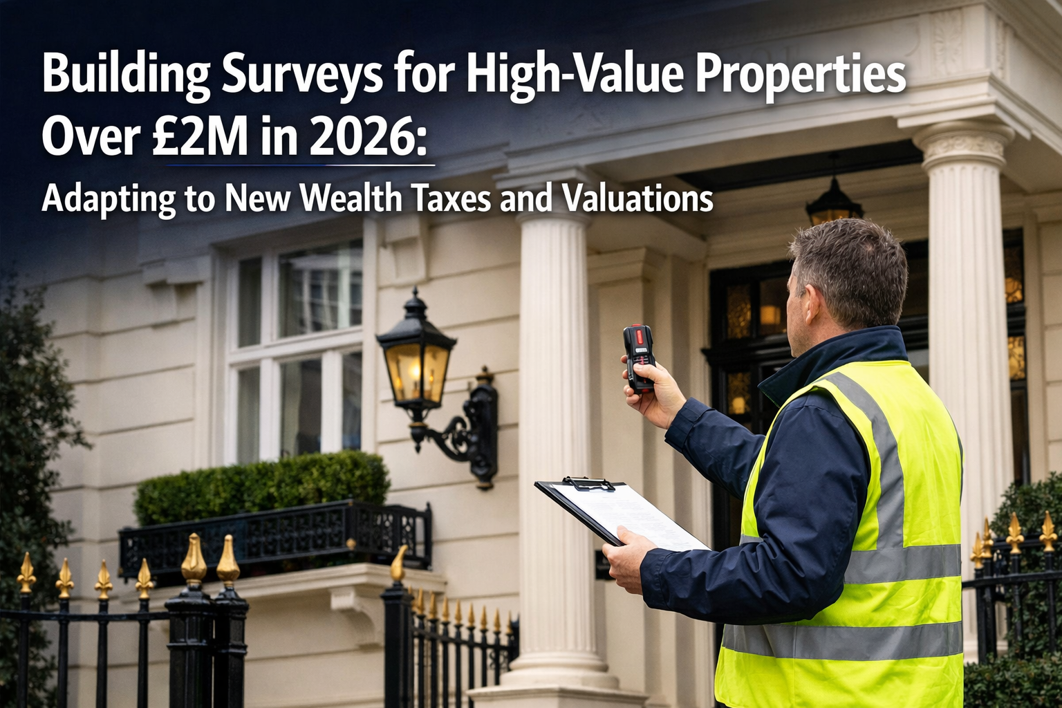 Building Surveys for High-Value Properties Over £2M in 2026: Adapting to New Wealth Taxes and Valuations