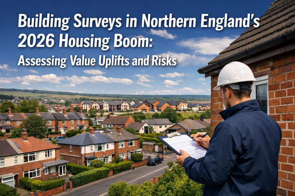 Building Surveys in Northern England’s 2026 Housing Boom: Assessing Value Uplifts and Risks