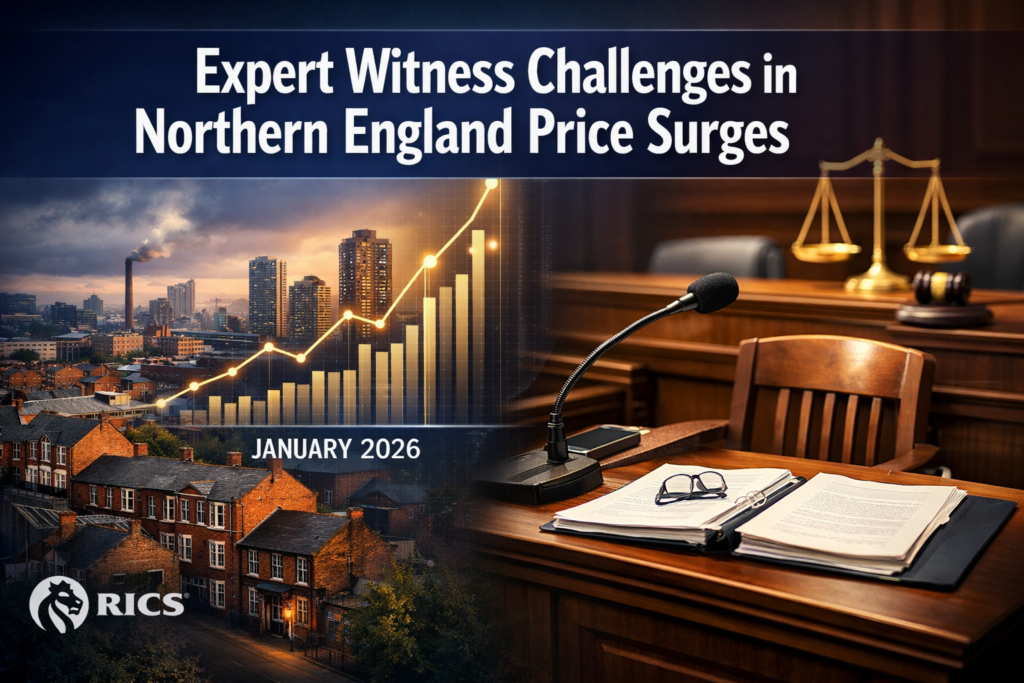 Expert Witness Challenges in Northern England Price Surges: Defending Valuations from January 2026 RICS Data