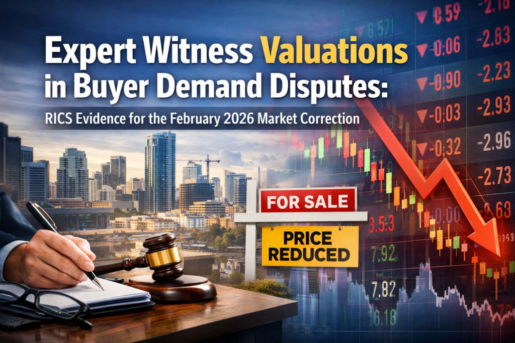 Expert Witness Valuations in Buyer Demand Disputes: RICS Evidence for the February 2026 Market Correction