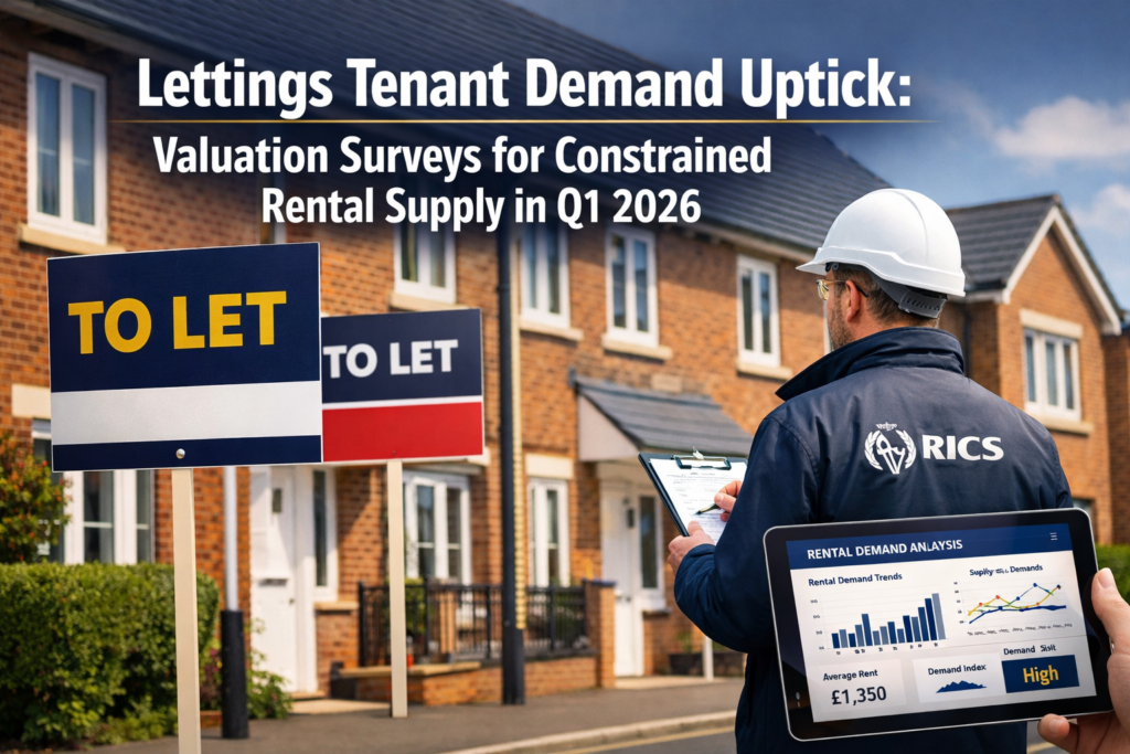 Lettings Tenant Demand Uptick: Valuation Surveys for Constrained Rental Supply in Q1 2026