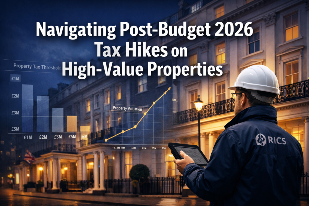 Navigating Post-Budget 2026 Tax Hikes on High-Value Properties: Valuation Strategies for Surveyors Facing £2M+ Threshold Fees