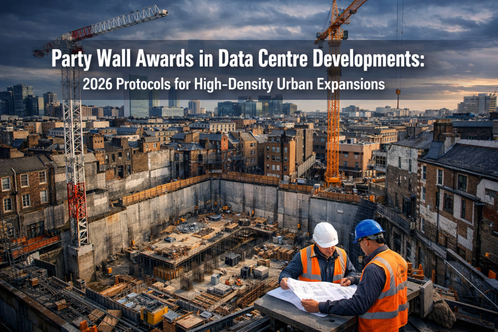 Party Wall Awards in Data Centre Developments: 2026 Protocols for High-Density Urban Expansions