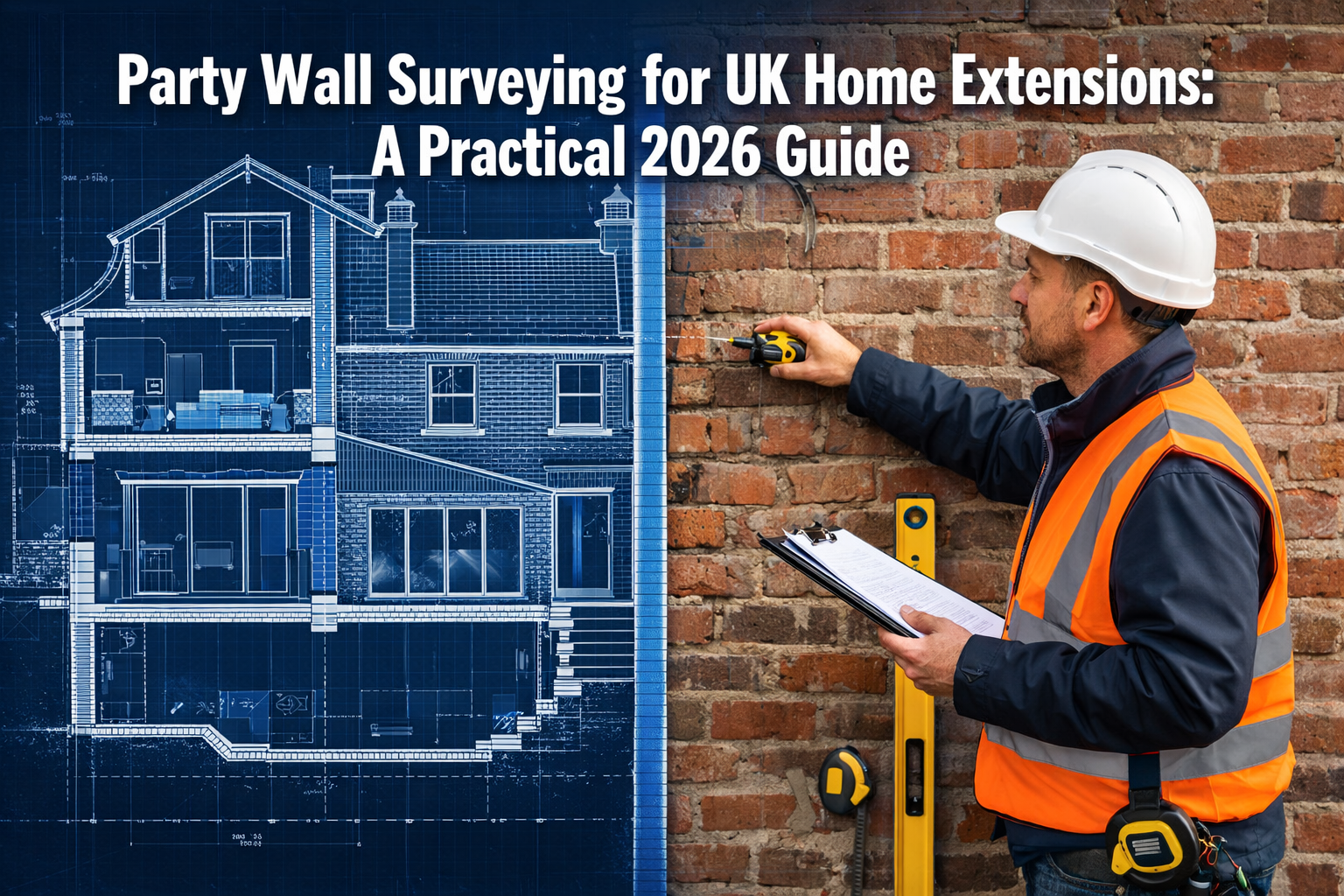 Party Wall Surveying for UK Home Extensions: A Practical 2026 Guide for Loft, Rear and Basement Projects
