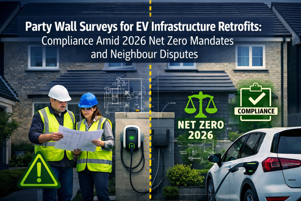 Party Wall Surveys for EV Infrastructure Retrofits: Compliance Amid 2026 Net Zero Mandates and Neighbour Disputes