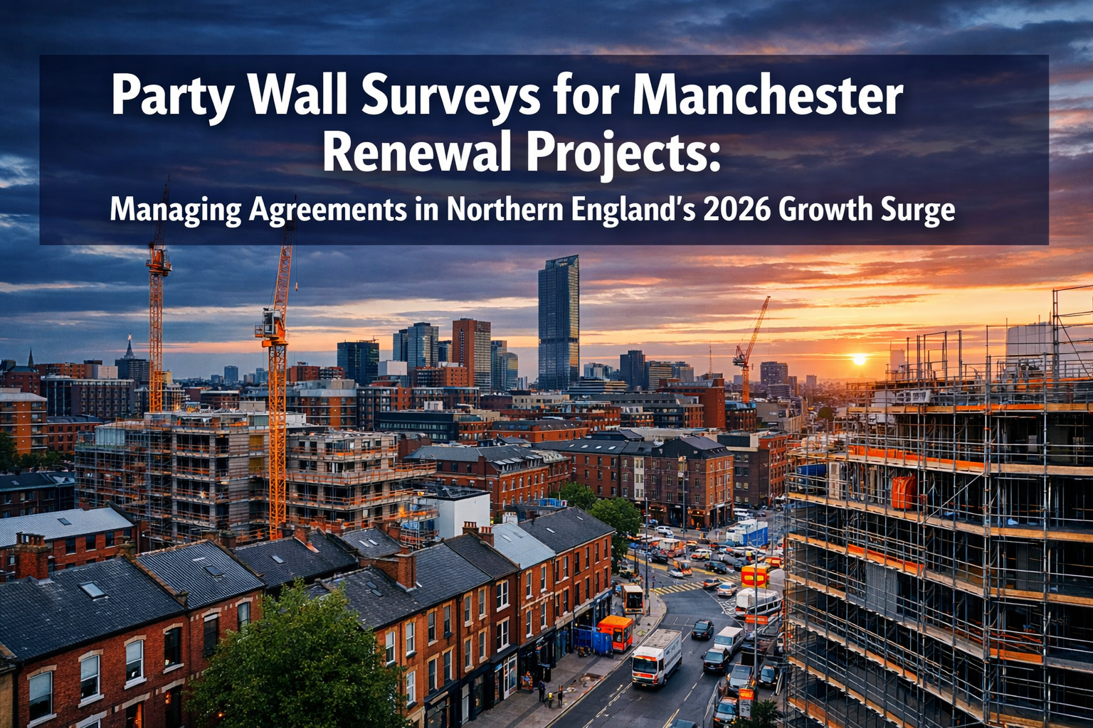 Party Wall Surveys for Manchester Renewal Projects: Managing Agreements in Northern England's 2026 Growth Surge