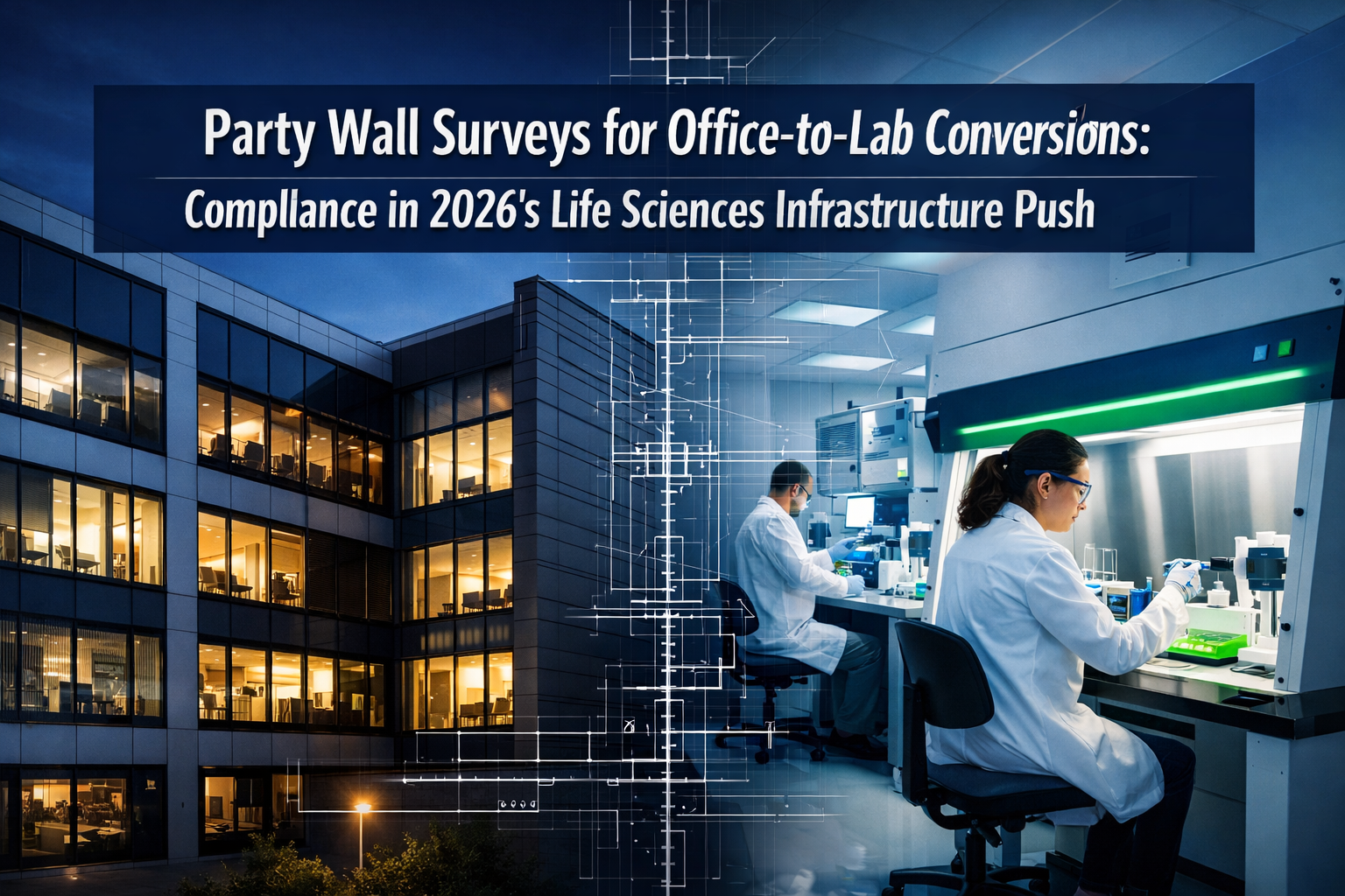 Party Wall Surveys for Office-to-Lab Conversions: Compliance in 2026's Life Sciences Infrastructure Push