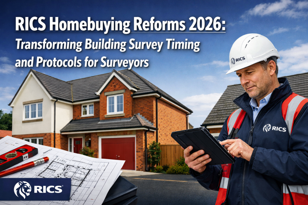 RICS Homebuying Reforms 2026: Transforming Building Survey Timing and Protocols for Surveyors