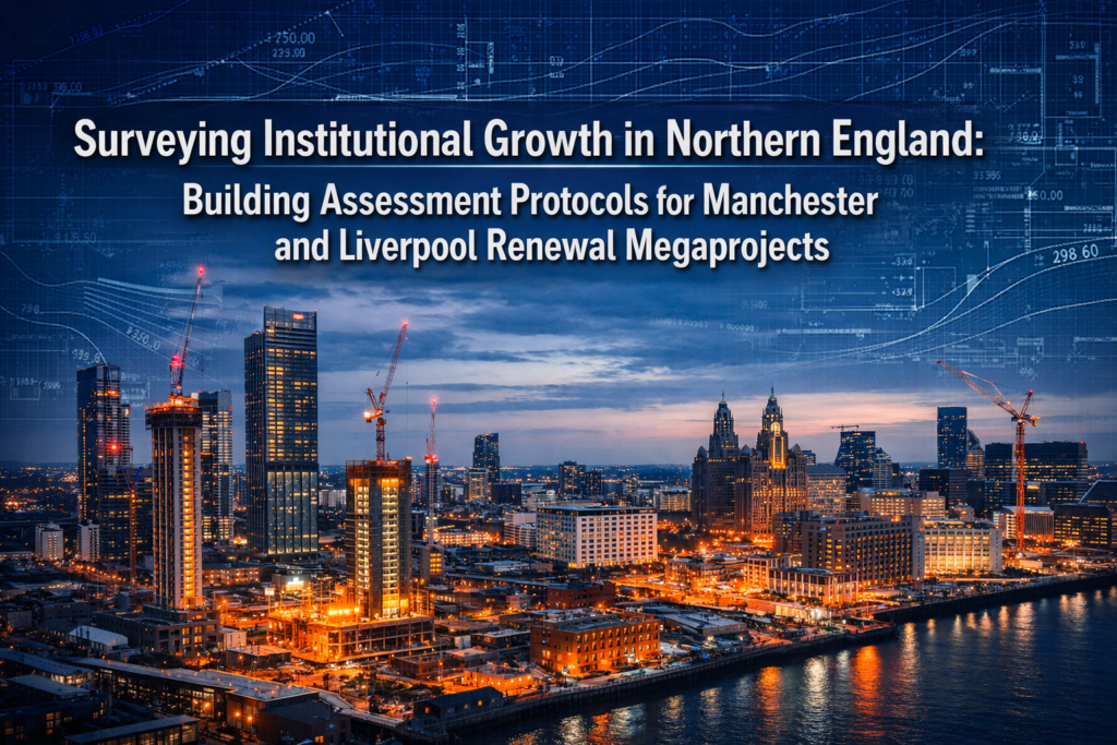 Surveying Institutional Growth in Northern England: Building Assessment Protocols for Manchester and Liverpool Renewal Megaprojects