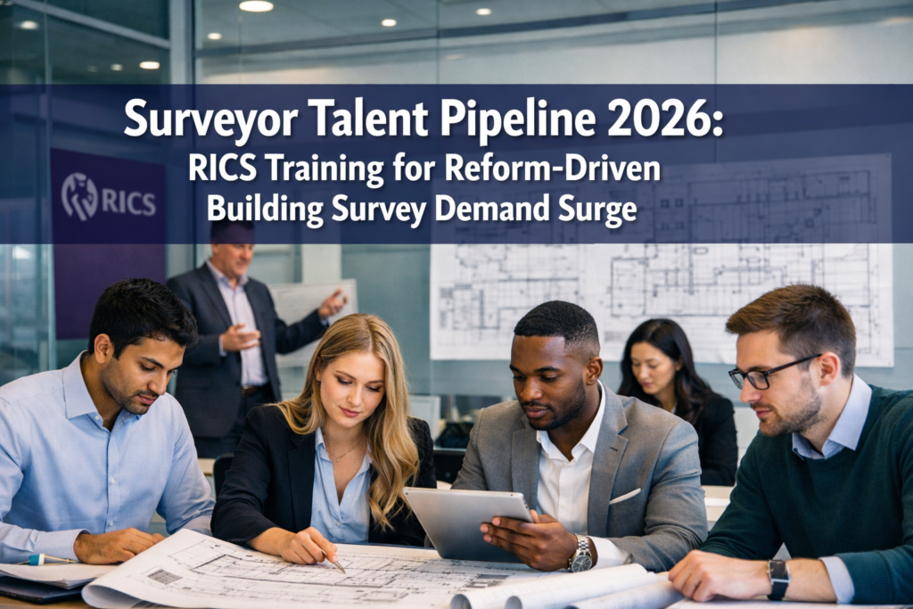 Surveyor Talent Pipeline 2026: RICS Training for Reform-Driven Building Survey Demand Surge