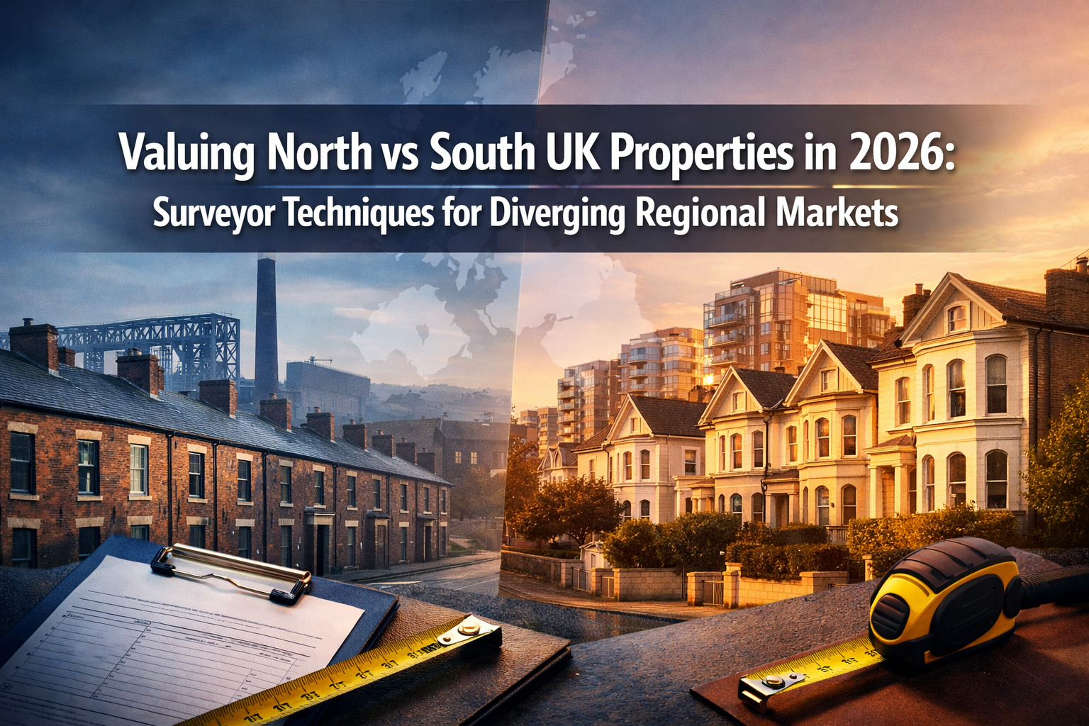 Valuing North vs South UK Properties in 2026: Surveyor Techniques for Diverging Regional Markets