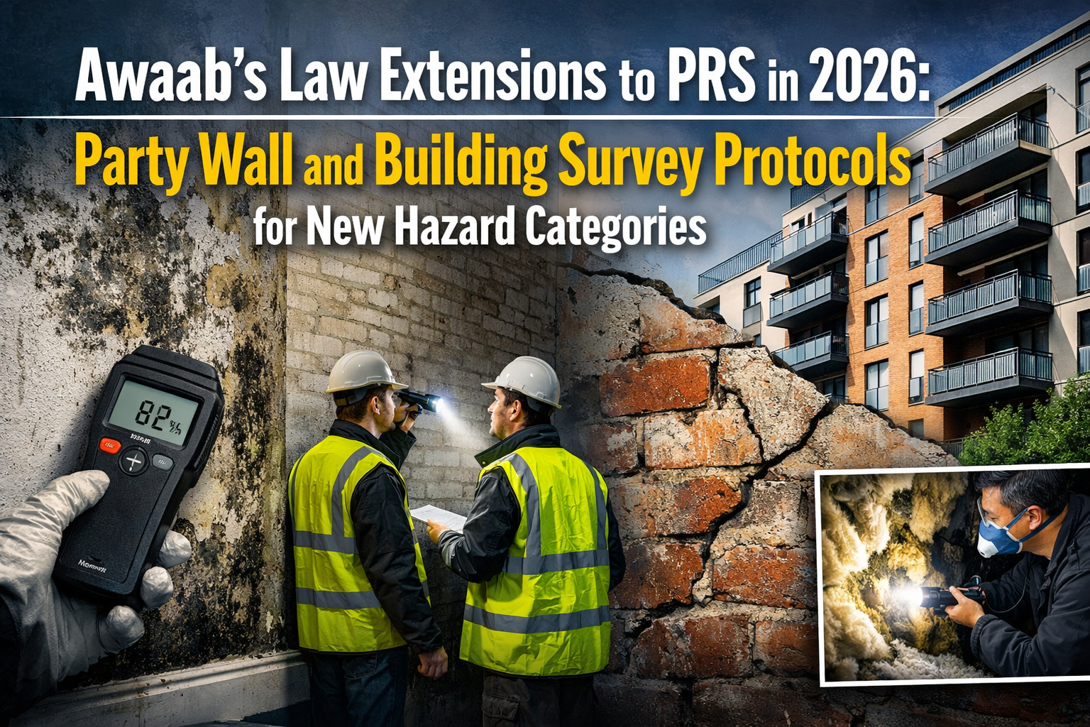 Awaab’s Law Extensions to PRS in 2026: Party Wall and Building Survey Protocols for New Hazard Categories