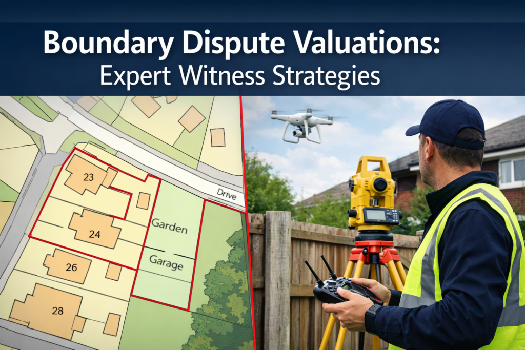 Boundary Dispute Valuations: Expert Witness Strategies Integrating Land Registry and Site Surveys