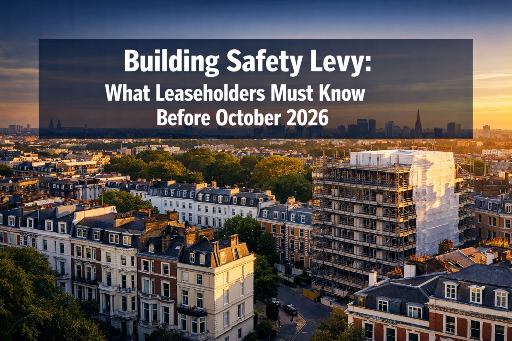 Building Safety Levy October 2026 leaseholders