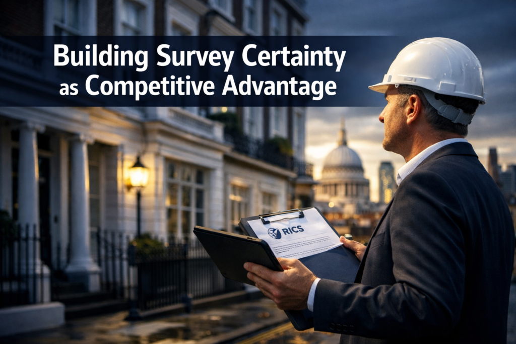 Building Survey Certainty as Competitive Advantage: How Professional Protocols Reduce Transaction Risk in 2026's Uncertain Market