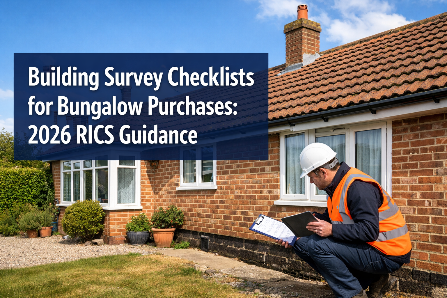 Building Survey Checklists for Bungalow Purchases: 2026 RICS Guidance on Structural Risks and Costs