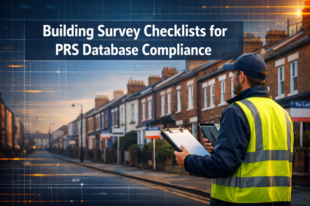 Building Survey Checklists for Private Rented Sector Database Compliance: Pre-Registration Hazard Assessments Under 2026 Reforms