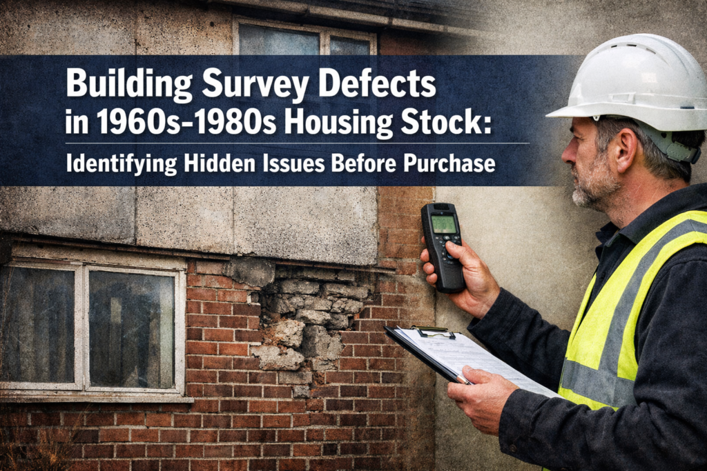 Building Survey Defects in 1960s-1980s Housing Stock: Identifying Hidden Issues Before Purchase