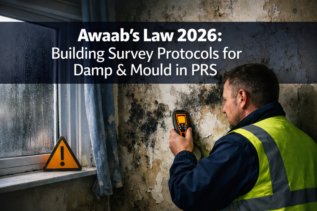 Building Survey Protocols for Damp and Mould Under Awaab's Law 2026 Extensions: Assessing Emergency and Significant Risk Hazards in PRS