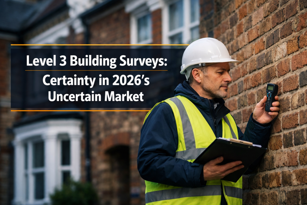 Building Surveys Prioritizing Certainty in 2026's Uncertain Transactions: Level 3 Protocols for -12% Agreed Sales Net Balance