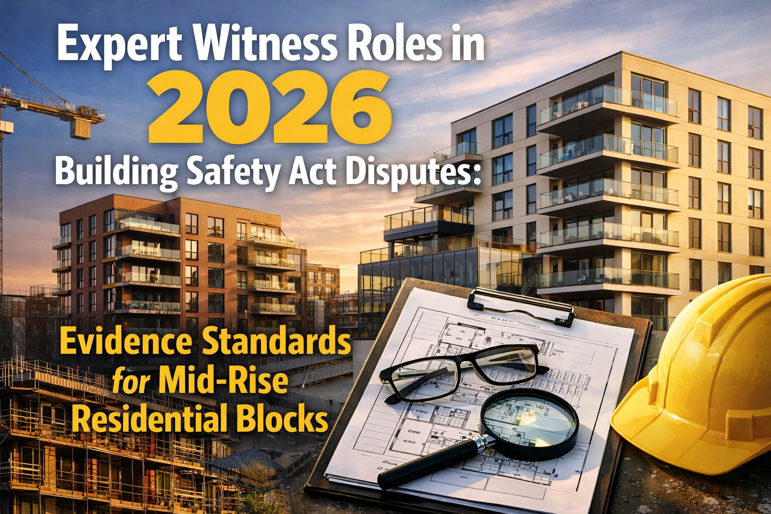 Expert Witness Roles in 2026 Building Safety Act Disputes: Evidence Standards for Mid-Rise Residential Blocks