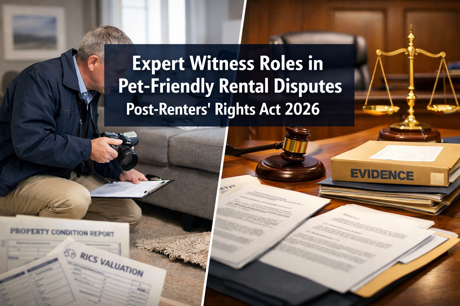Expert Witness Roles in Pet-Friendly Rental Disputes Post-Renters’ Rights Act 2026: Valuation and Condition Evidence